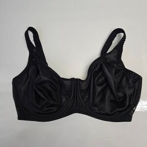 Warner's‎ Firm Support Underwire Minimizer Bra Womens 40D Black Unlined
